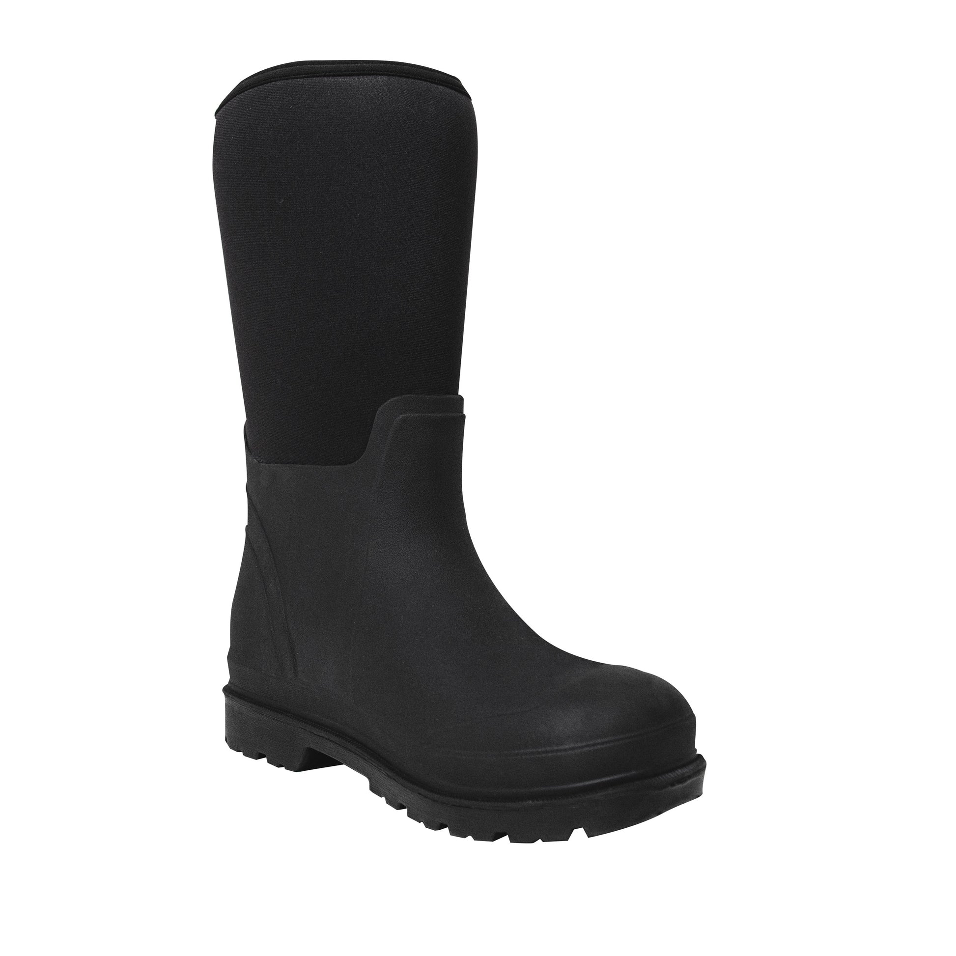 Rothco Waterproof Rubber Boots - Black, Size 13 - 14.5 Inch Height