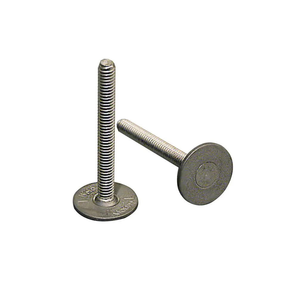 Weld Mount 1.25 inch Tall Stainless Panel Stud with #8 x 32 Thread and 0.62 inch Base - Pack of 15