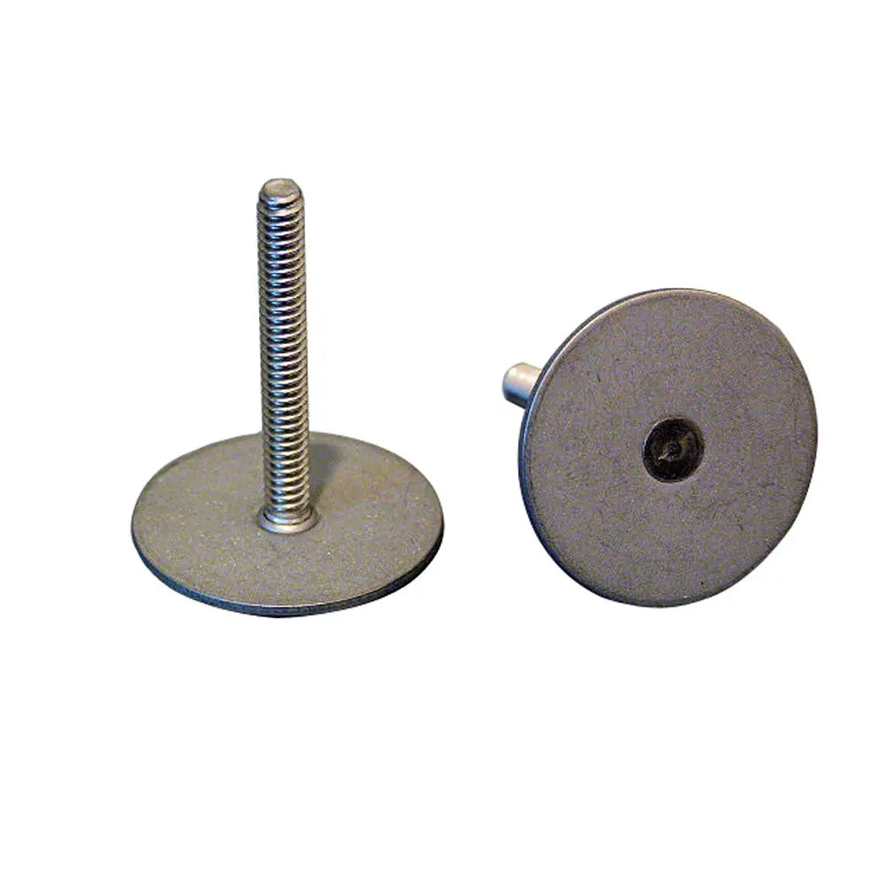 Weld Mount .75 Inch Tall Stainless Steel Stud with #10 x 24 Thread, Pack of 10