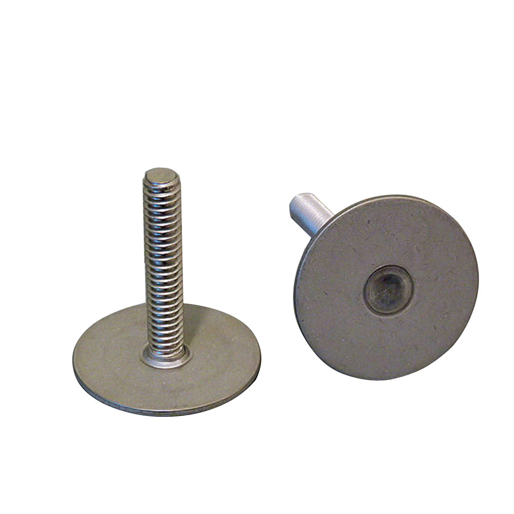 Weld Mount 1-Inch Tall Stainless Steel Stud with 1/4-Inch x 20 Threads (Pack of 10)