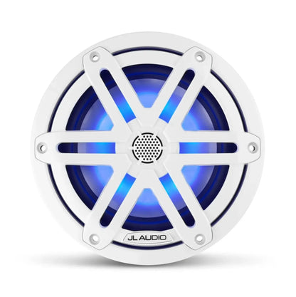 JL Audio M3 6.5in Coaxial Speakers White Sport Grille with RGB LED