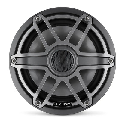 JL Audio M6 7.7in Coaxial Speakers Titanium Sport Grille