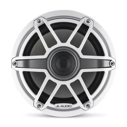 JL Audio M6 8.8in Coaxial Speakers White Sport Grille