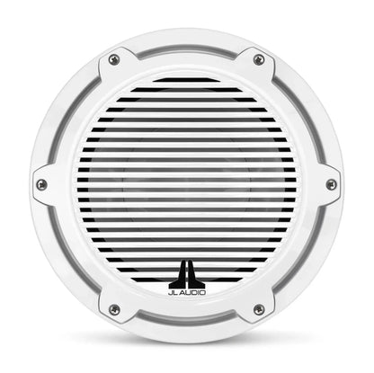 JL Audio M6 10in Subwoofer with White Classic Grille Infinite Baffle