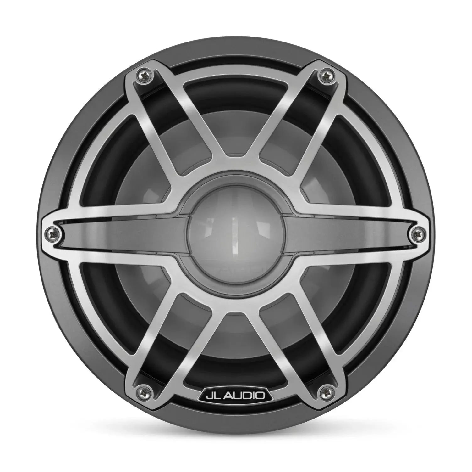 JL Audio M6 10in Subwoofer with Titanium Sport Grille Infinite Baffle
