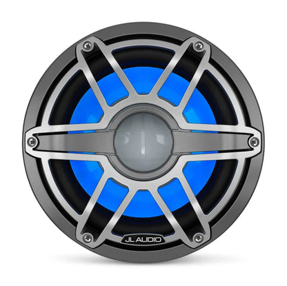 JL Audio M6 10in Subwoofer with Titanium Sport Grille Infinite Baffle, RGB LED