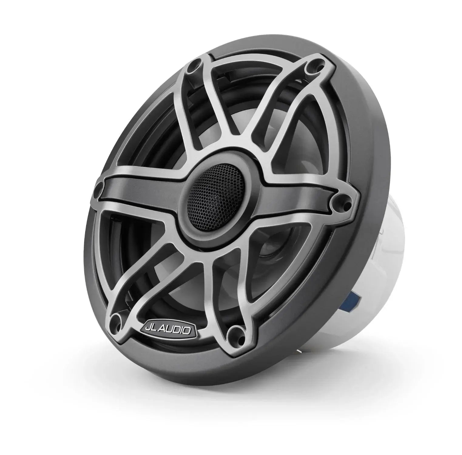 JL Audio M6 6.5in Coaxial Speakers Titanium Sport Grille
