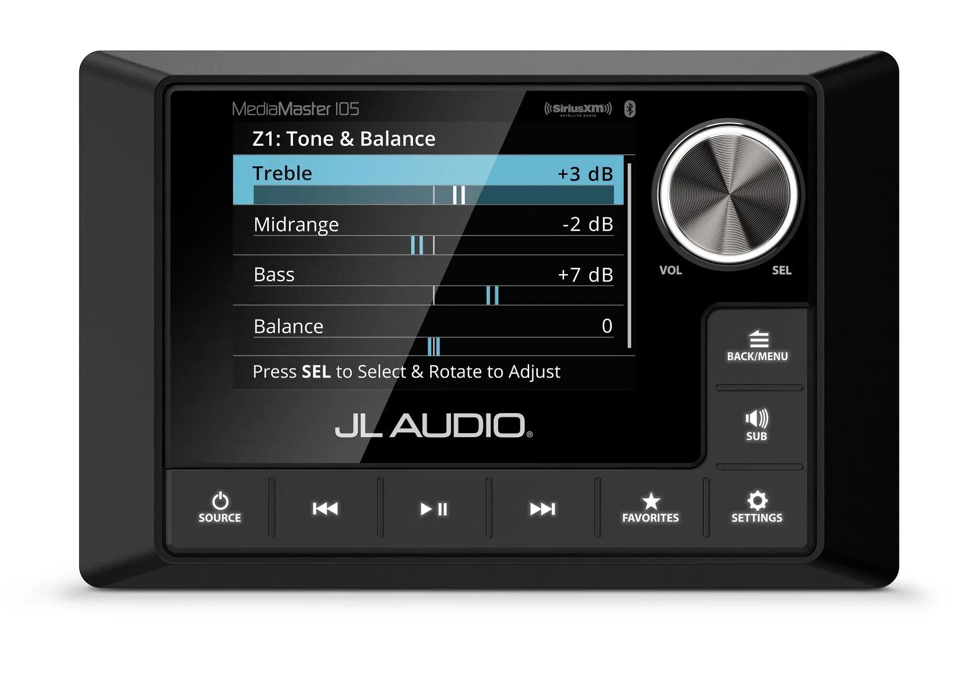 JL Audio MediaMaster 105 Weatherproof Source unit