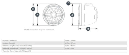 JL Audio M6 VeX 6.5in Enclosed System White Sport Grille