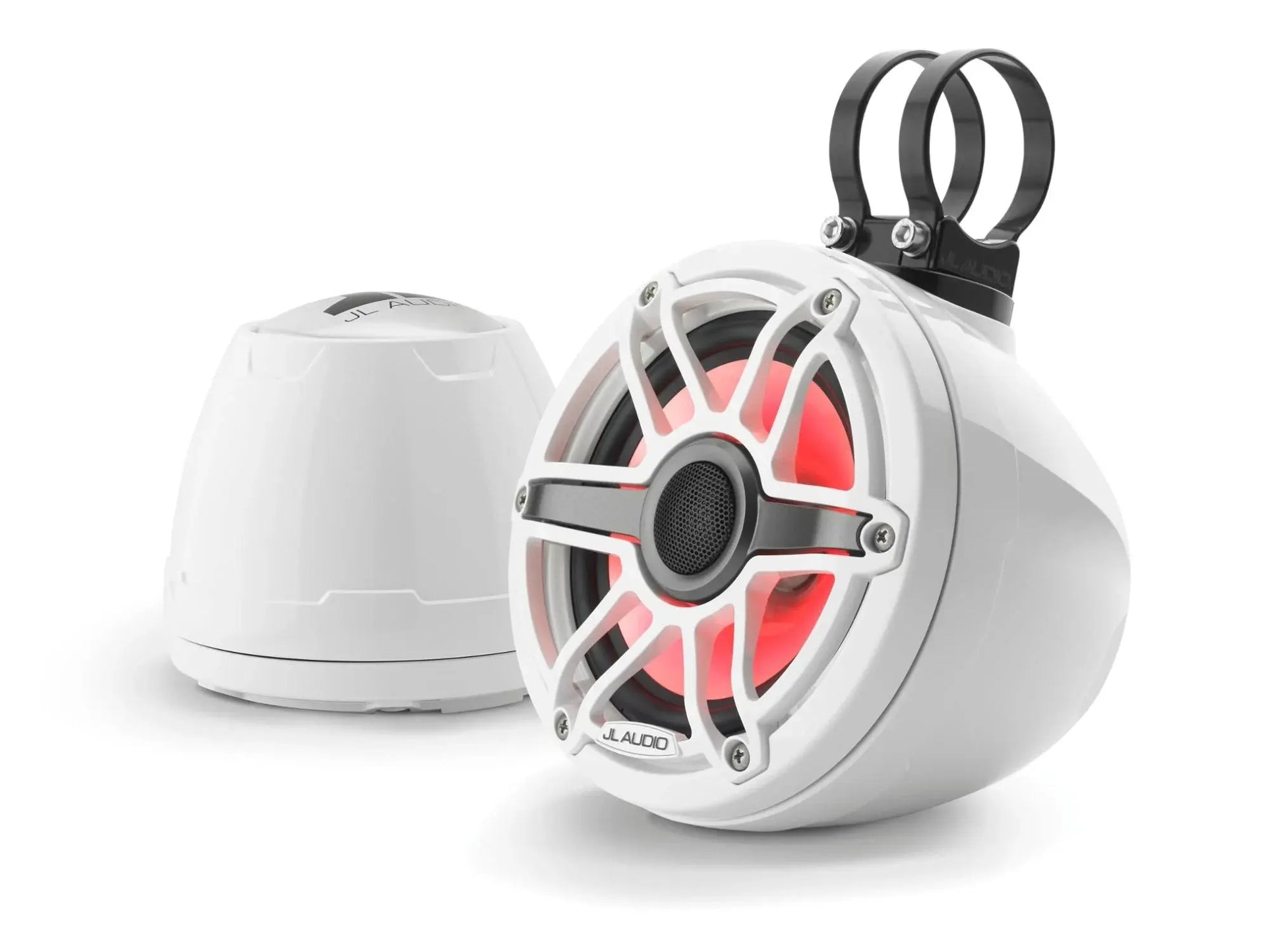 JL Audio M6 VeX 6.5in Enclosed System White Sport Grille with RGB LED