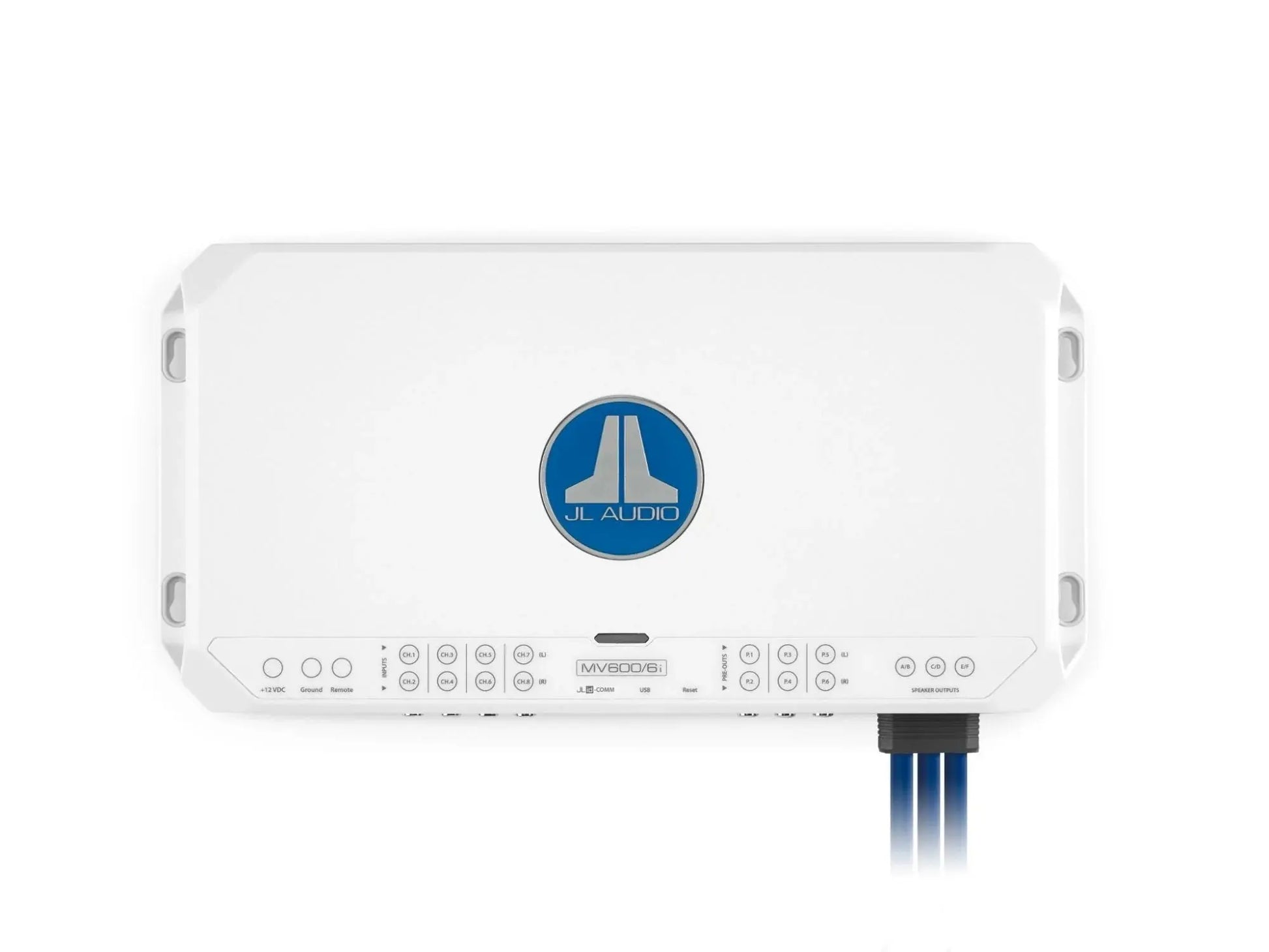 JL Audio MVi Marine Amplifier 6 Channel Full-Range 600 Watts 12v Integrated DSP