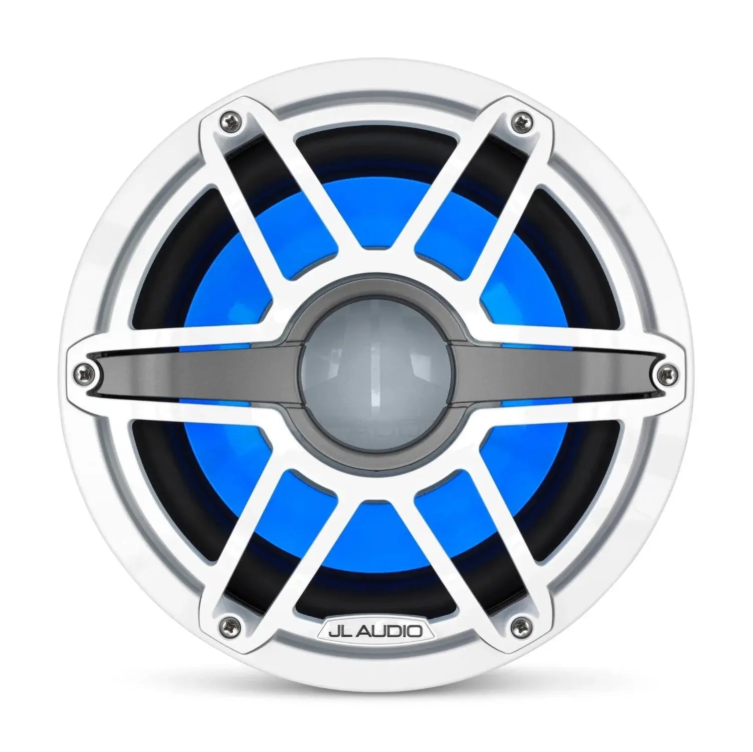 JL Audio M6 10in Subwoofer with White Sport Grille RGB LED