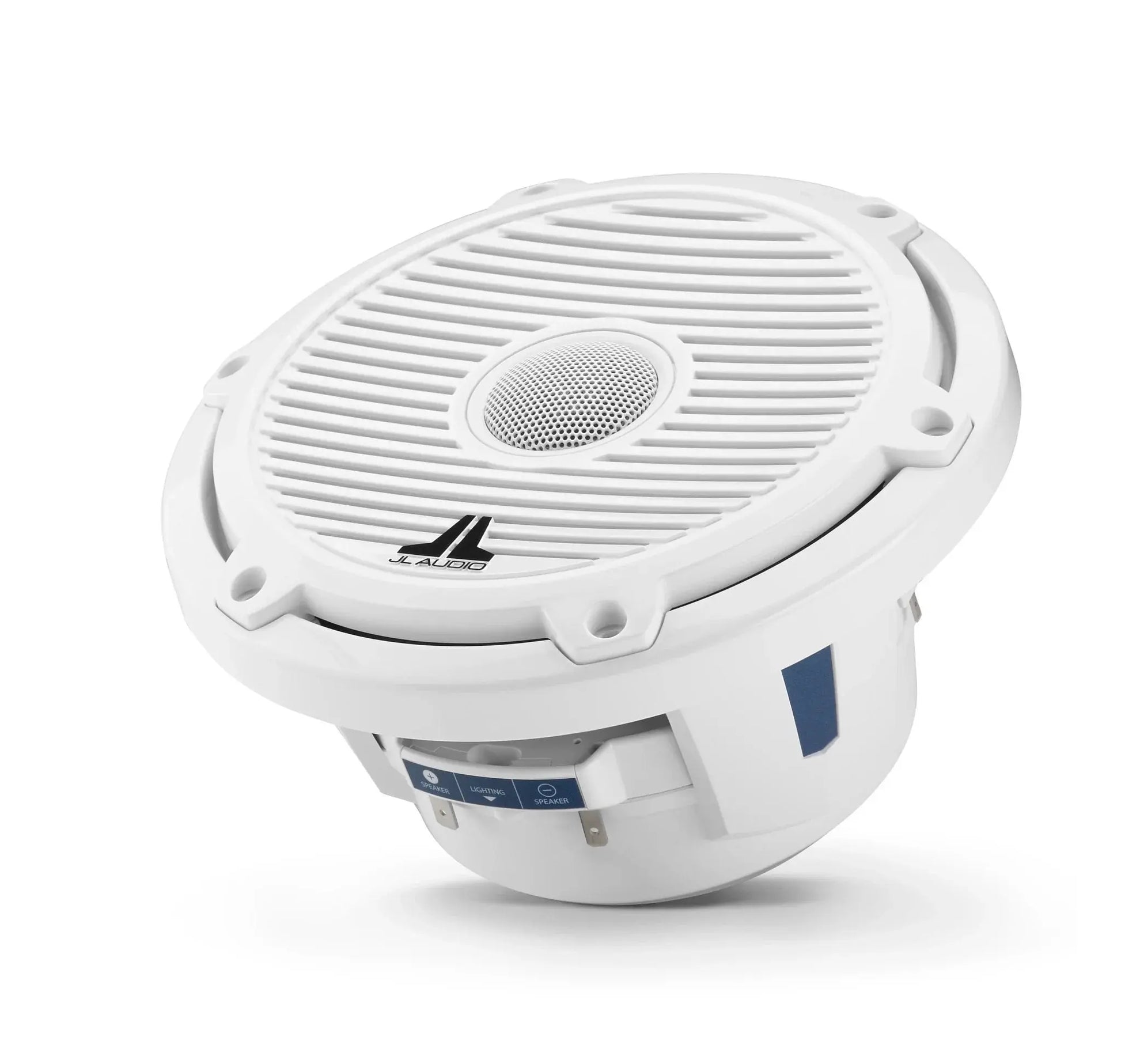 JL Audio M6 7.7in Coaxial Speakers White Classic Grille