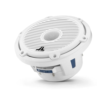 JL Audio M6 7.7in Coaxial Speakers White Classic Grille
