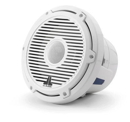 JL Audio M6 8.8in Coaxial Speakers White Classic Grille
