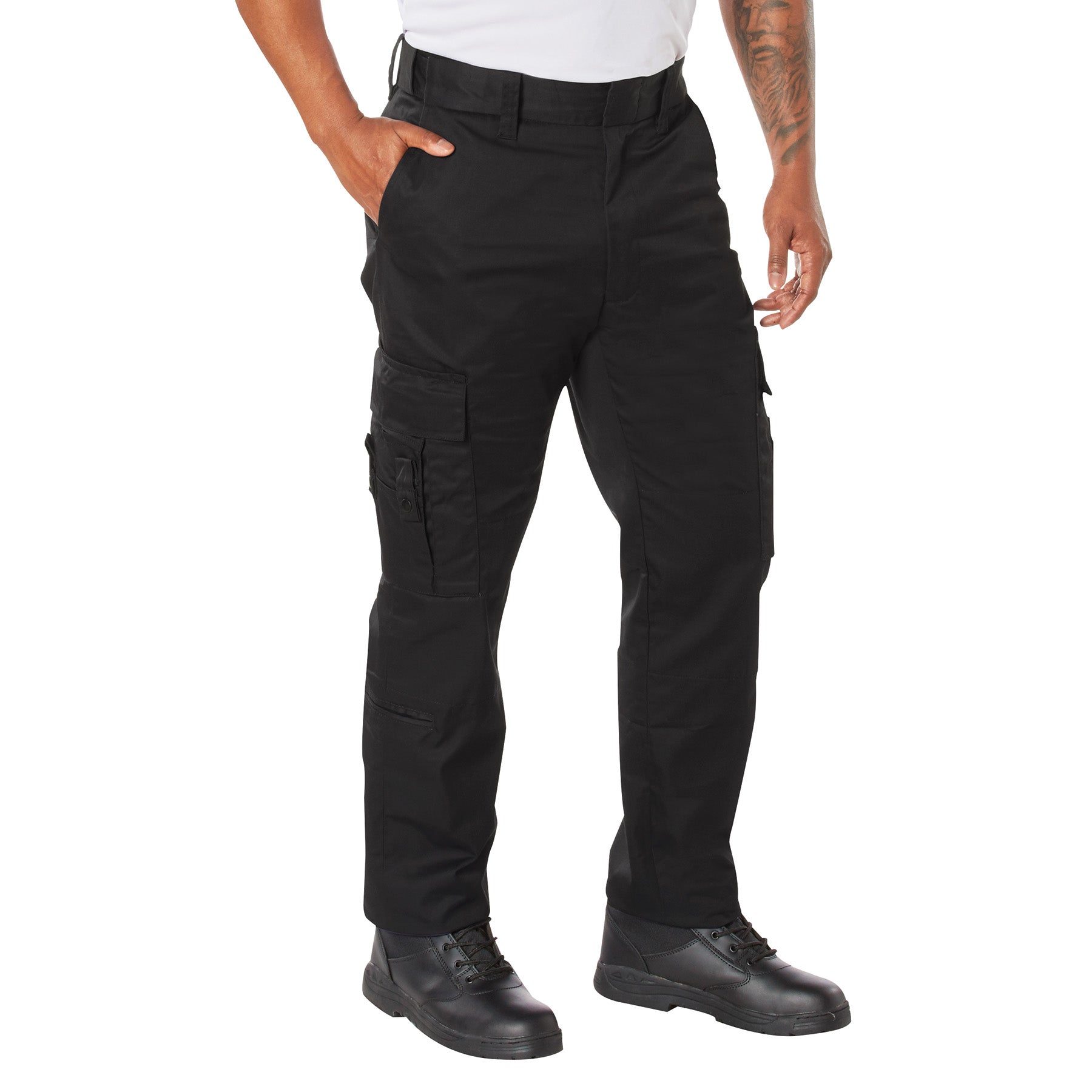 Rothco Deluxe EMT Paramedic Pants Black Size 34W x 32L – Durable and Comfortable Emergency Medical Technician Gear