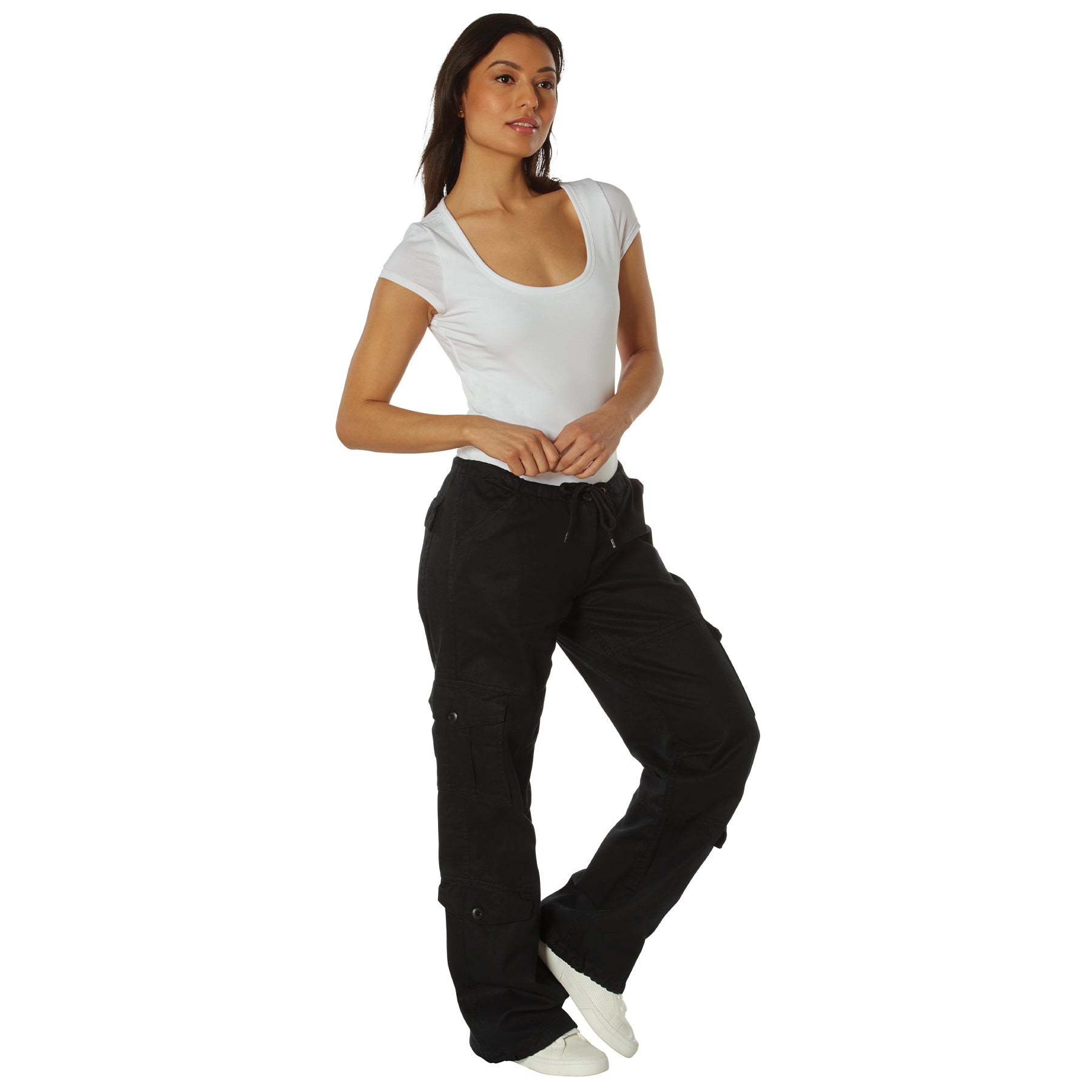 Rothco Women's Vintage Paratrooper Fatigue Pants Black Size 2XL