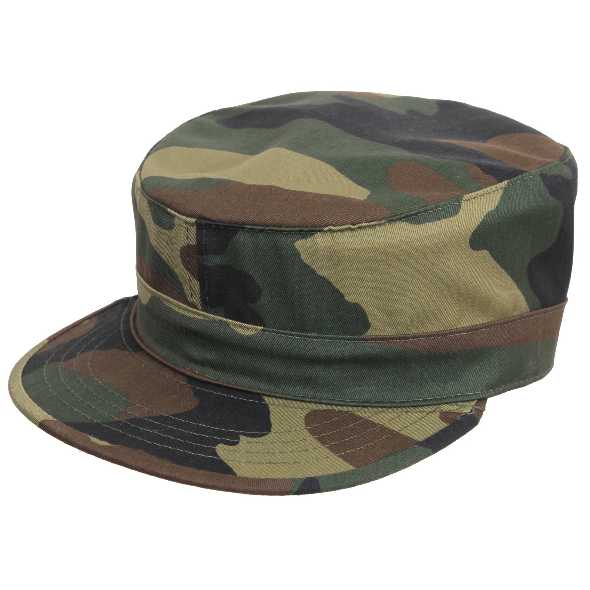 Rothco Adjustable Camo Fatigue Cap Woodland Camo Part 4540 | Durable Outdoor Headwear
