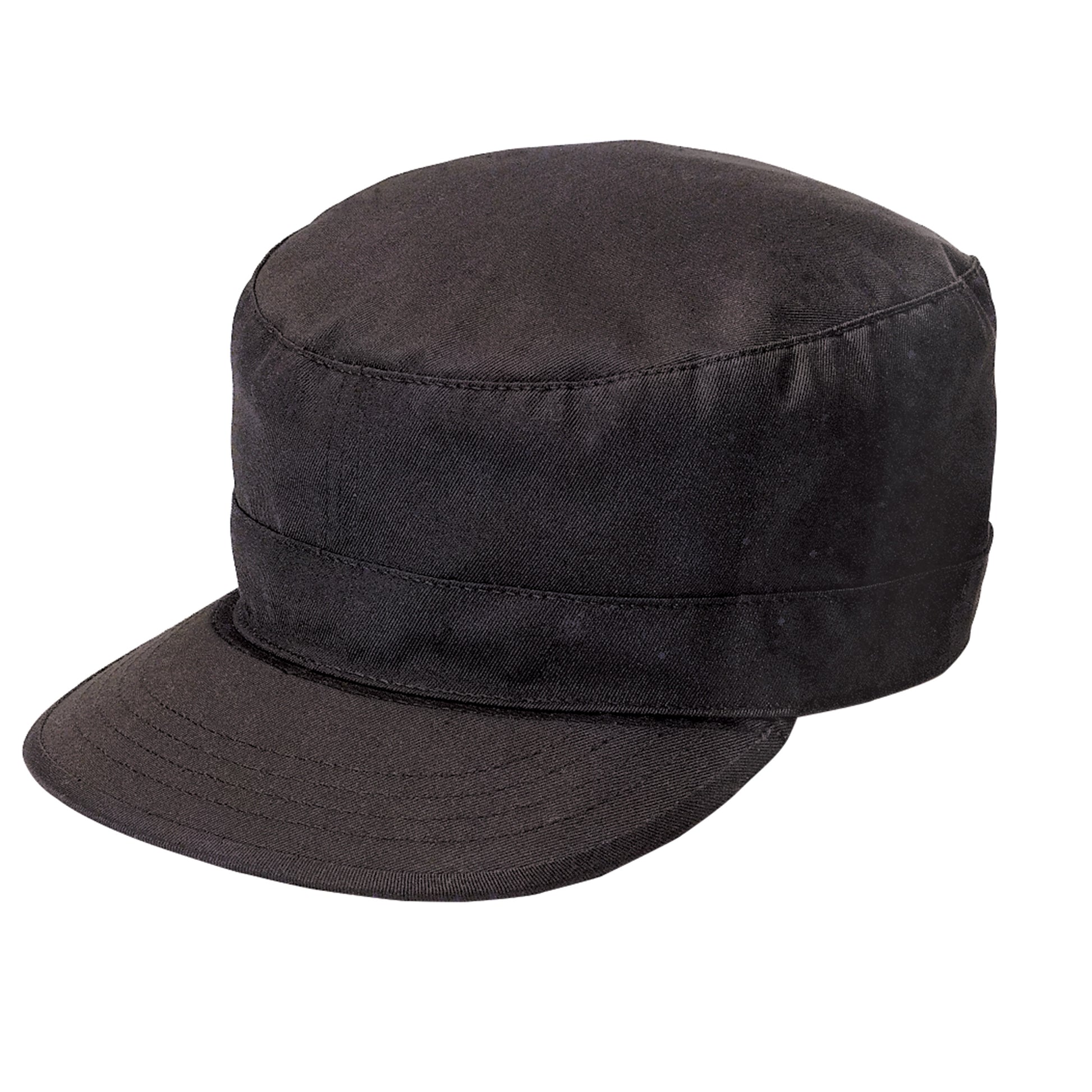 Rothco Military Adjustable Fatigue Cap in Black - Part No. 9344