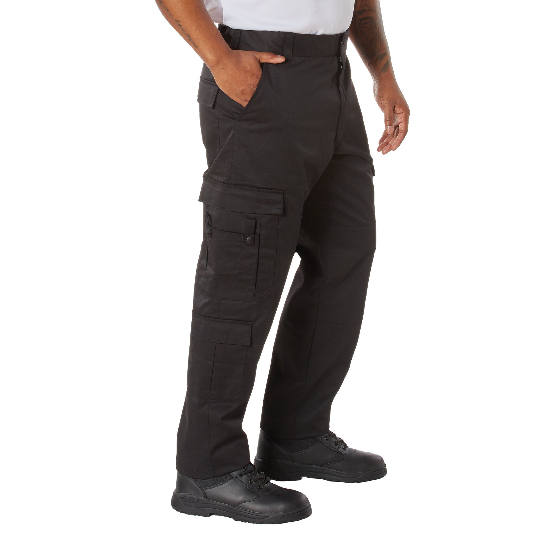 Rothco EMT Pants Black Size Large – Durable Cargo Work Pants for First Responders