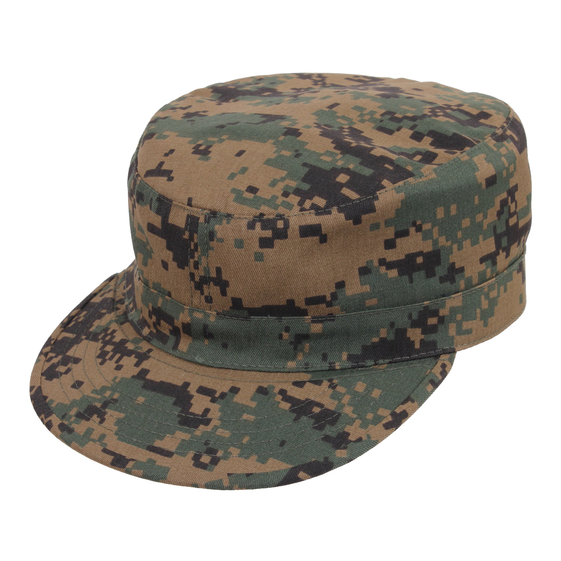 Rothco Adjustable Camo Fatigue Cap in Woodland Digital Camo – Durable Military-Style Baseball Cap