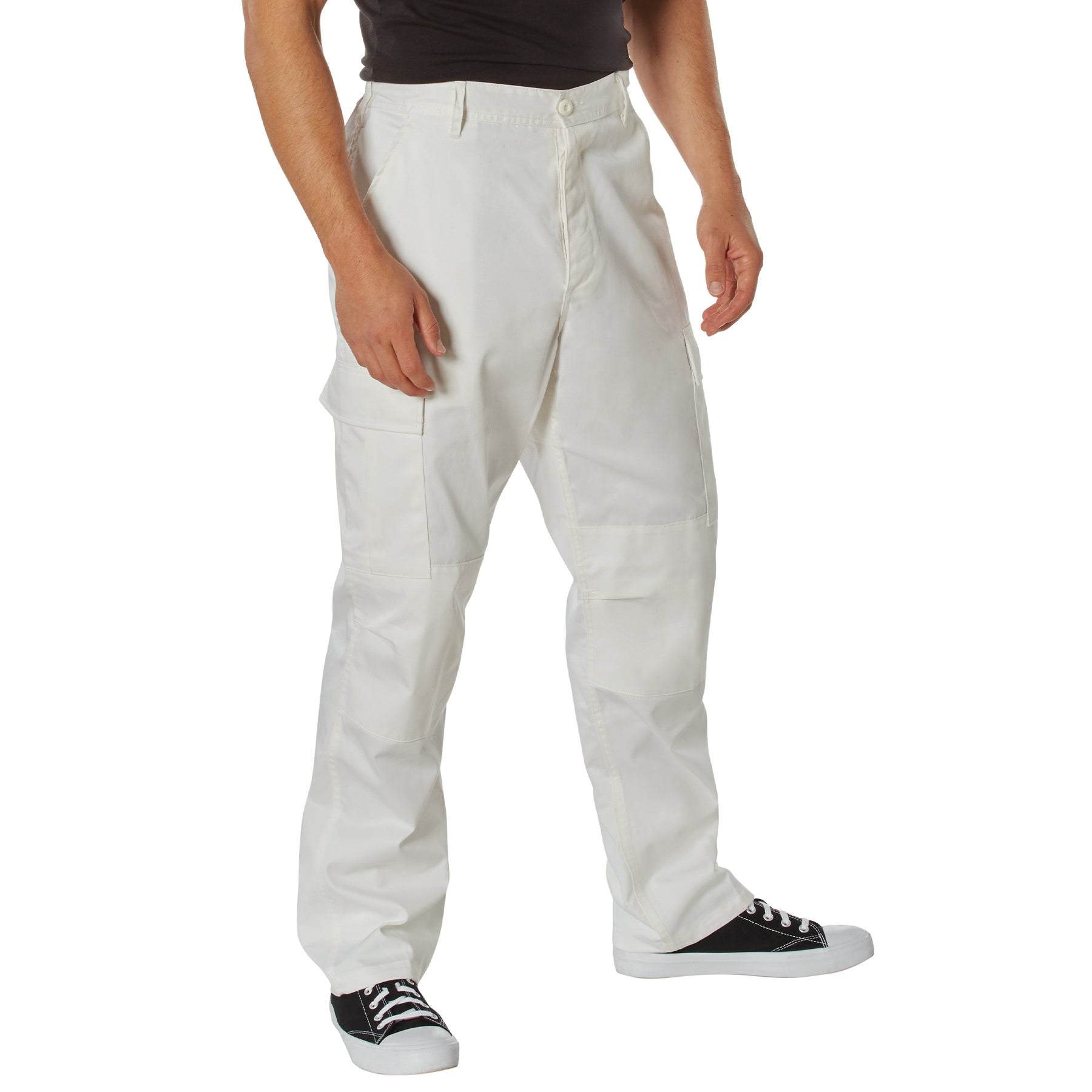 Rothco Tactical BDU Pants Off White Size M – Durable Military Cargo Pants with Multiple Pockets and Reinforced Stitching