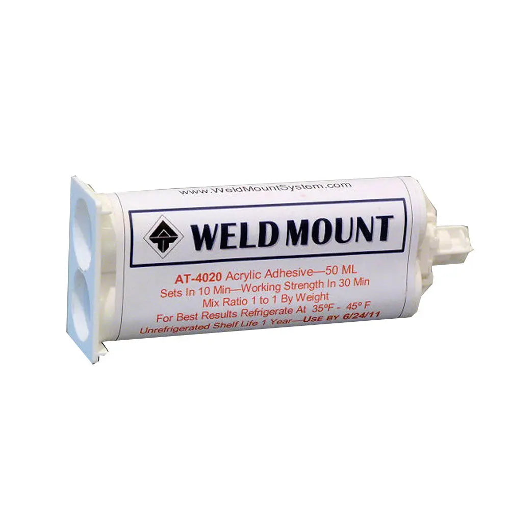 Weld Mount AT-4020 Acrylic Adhesive - 10 Pack for Plastic and Composite Bonding
