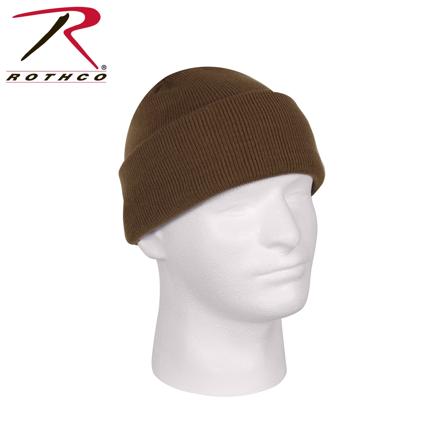 Rothco Deluxe Fine Knit Watch Cap in Coyote Brown – Warm Military-Style Beanie for Outdoor Activities