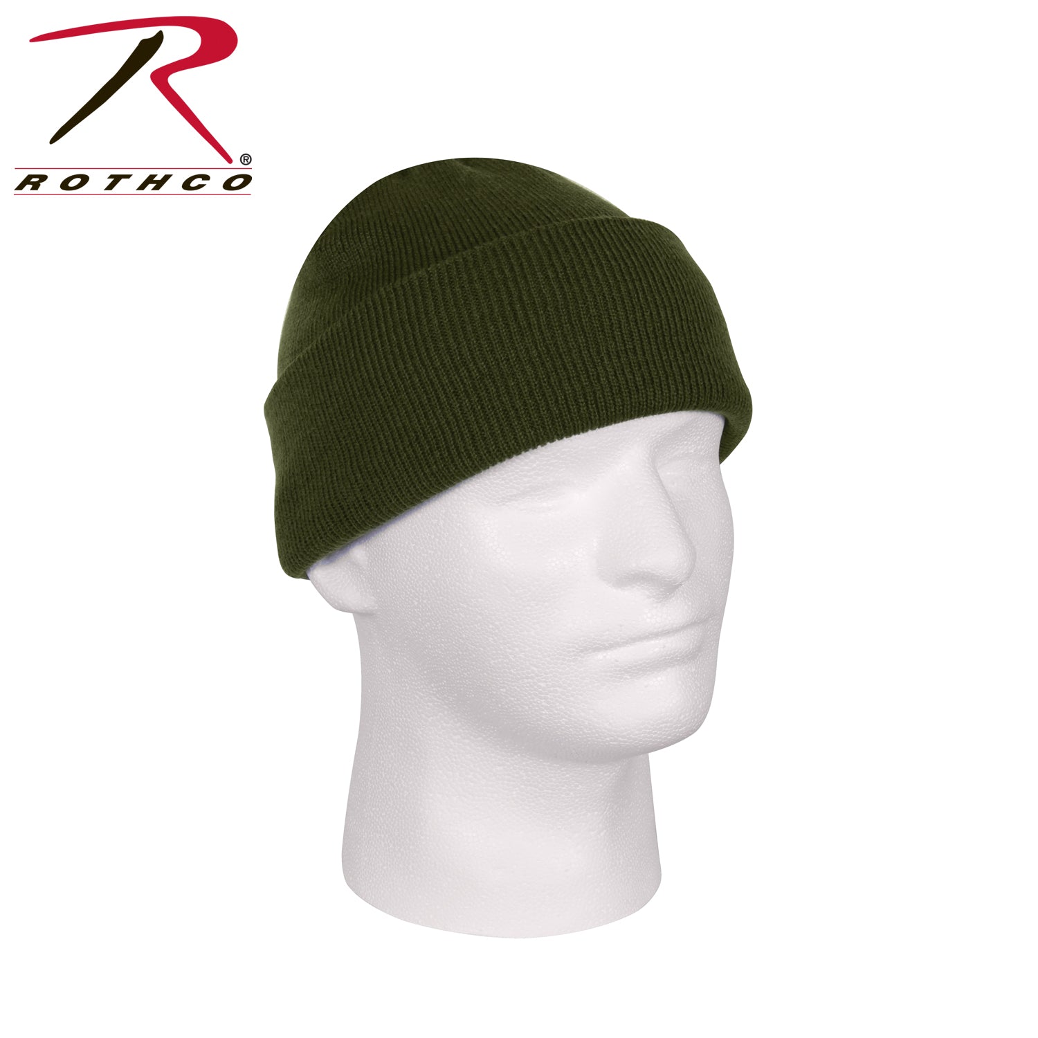 Rothco Deluxe Fine Knit Watch Cap Olive Drab - Military-Style Winter Beanie for Men and Women
