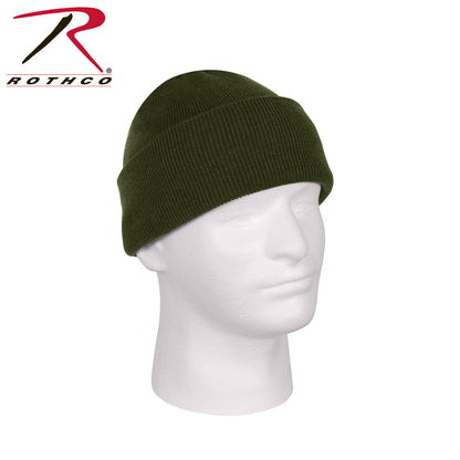 Rothco Deluxe Fine Knit Watch Cap Olive Drab - Military-Style Winter Beanie for Men and Women