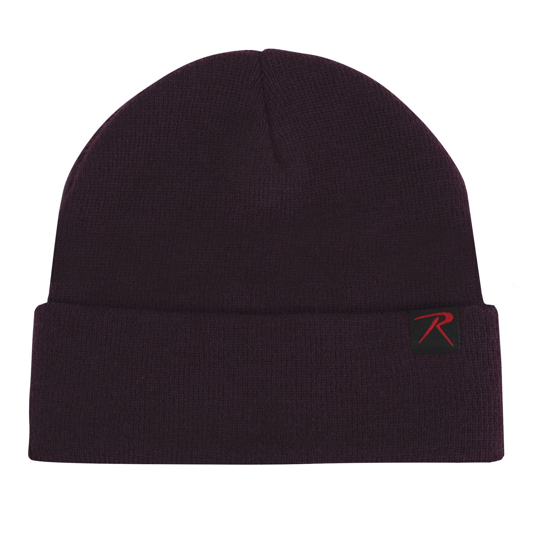 Rothco Deluxe Fine Knit Watch Cap in Maroon - Warm Military Style Beanie for Outdoor Activities