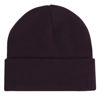 Rothco Deluxe Fine Knit Watch Cap in Maroon - Warm Military Style Beanie for Outdoor Activities
