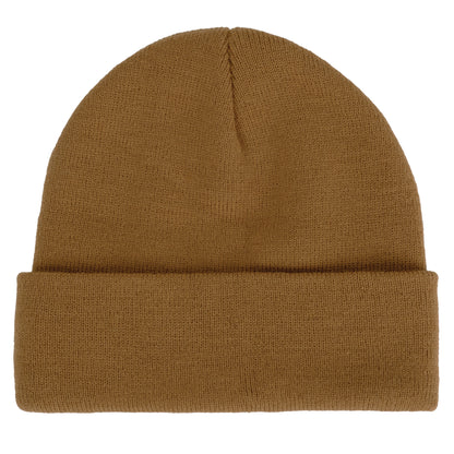Rothco Deluxe Fine Knit Watch Cap in Work Brown – Cold Weather Military Beanie for Men and Women