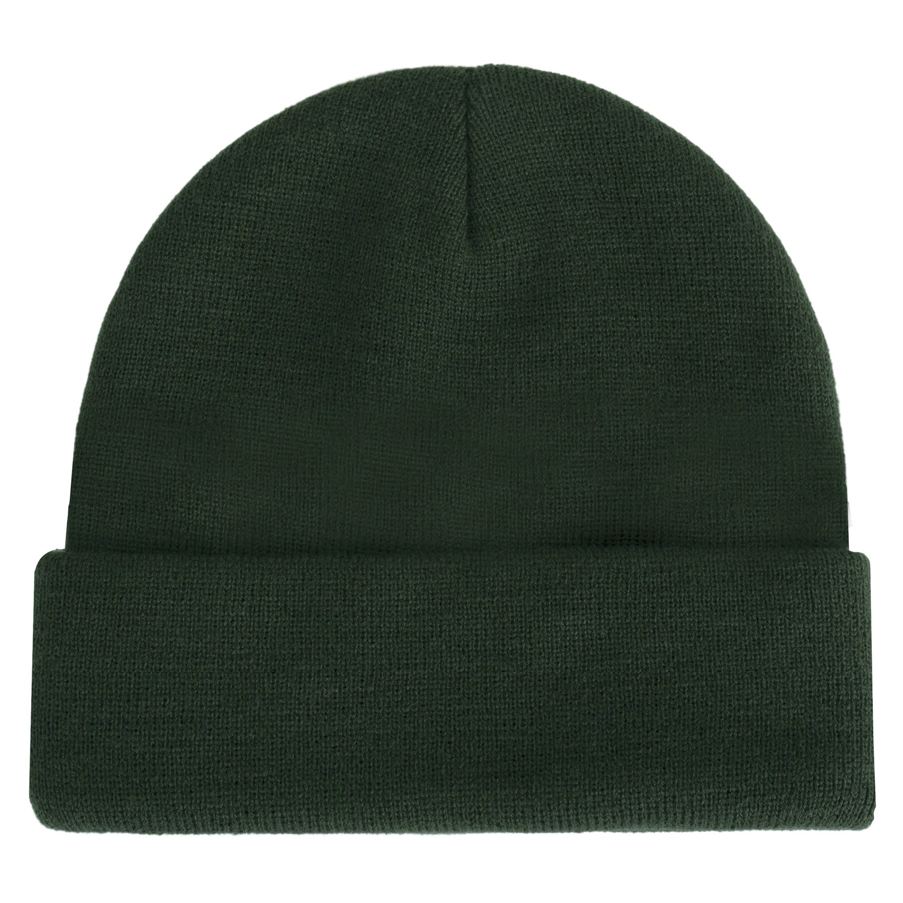 Rothco Deluxe Fine Knit Watch Cap in Hunter Green - Warm Military-Style Beanie Hat
