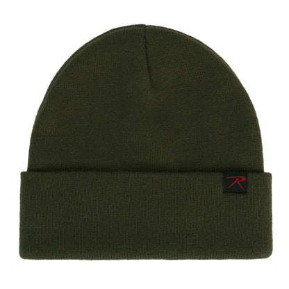 Rothco Deluxe Fine Knit Watch Cap in Ranger Green – Cold Weather Military Beanie