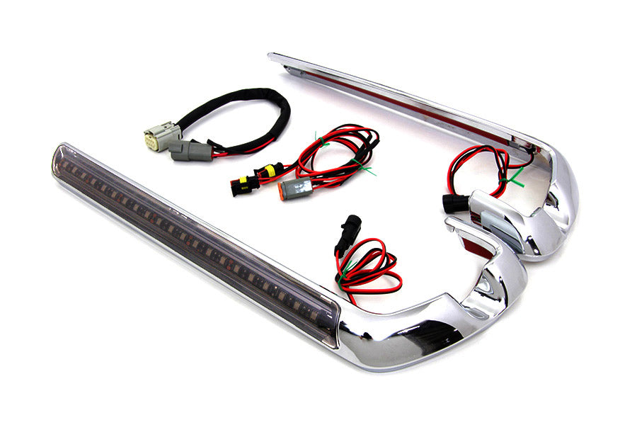 Wyatt Gatling Saddlebag LED Lamp Kit for Harley Davidson FLT (2014-2023) - Part Number LEDLAMP/HARNESS