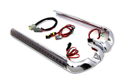 Wyatt Gatling Saddlebag LED Lamp Kit for Harley Davidson FLT (2014-2023) - Part Number LEDLAMP/HARNESS