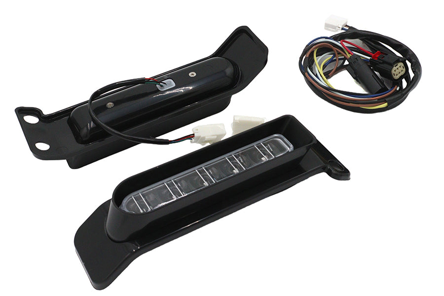 V-Twin Auxiliary Saddlebag LED Lamp Kit for Harley Davidson FLHTCU (2014-2023)