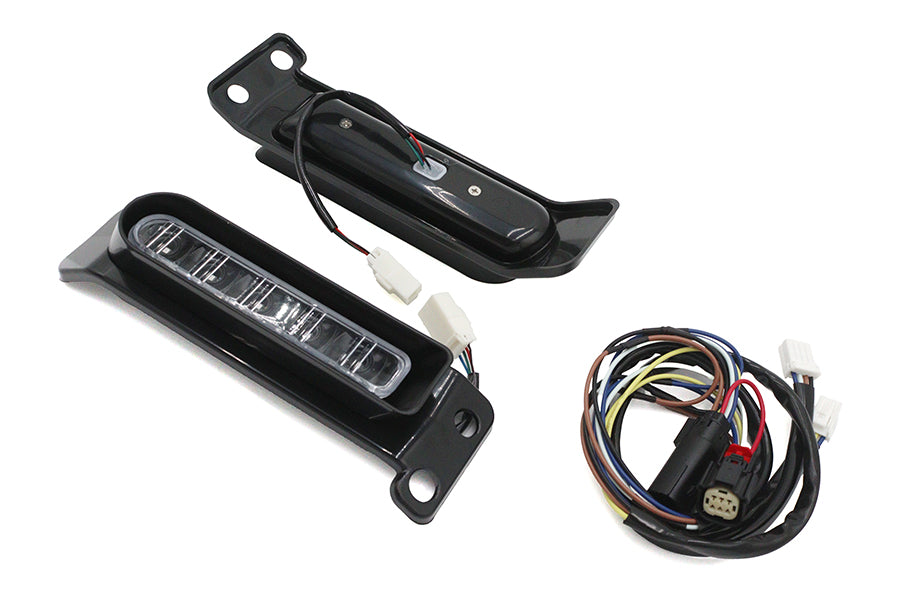 V-Twin Auxiliary Saddlebag LED Lamp Kit for Harley Davidson FLHTCU (2014-2023)
