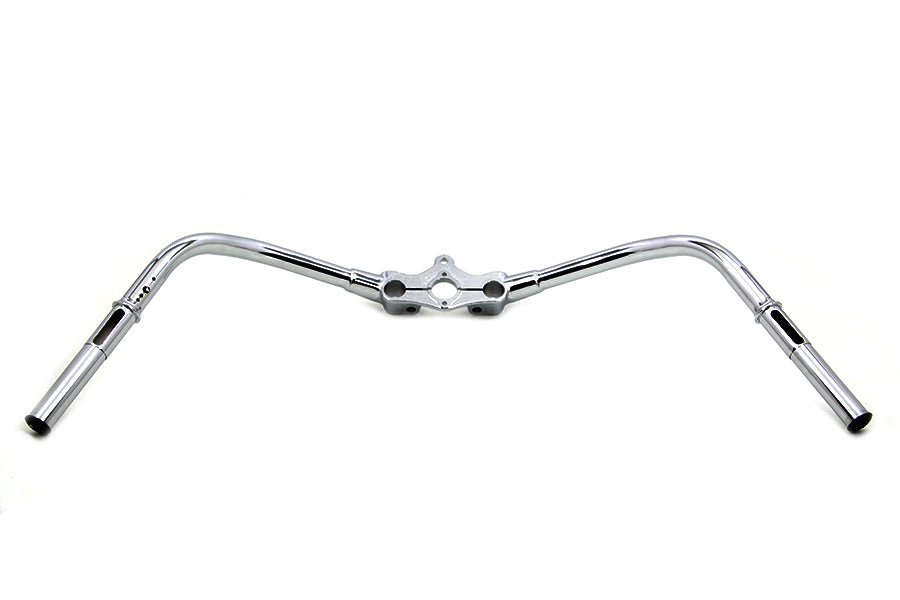 V-Twin 1936 Speedster Inline Spring Fork Handlebar with Chrome Finish