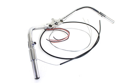 V-Twin Spring Fork Handlebar Assembly Chrome for 1936-1945 Harley Davidson EL