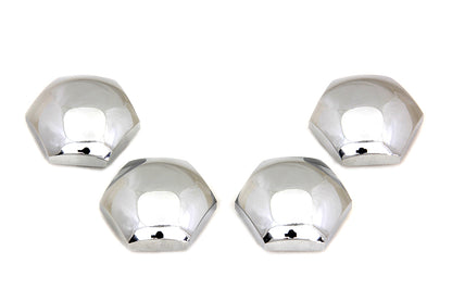 V-Twin Rocker Shaft End Nut Stock Chrome for Harley Davidson EL Models