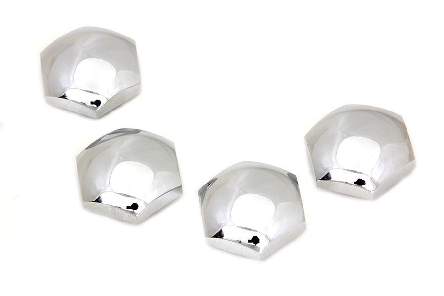 V-Twin Rocker Shaft End Nut Stock Chrome for Harley Davidson EL Models