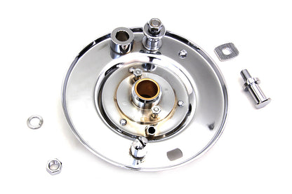 V-Twin 49-0041 Front Brake Backing Plate Chrome for Harley Davidson WL Models