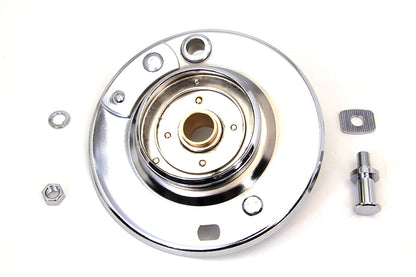 V-Twin 49-0041 Front Brake Backing Plate Chrome for Harley Davidson WL Models