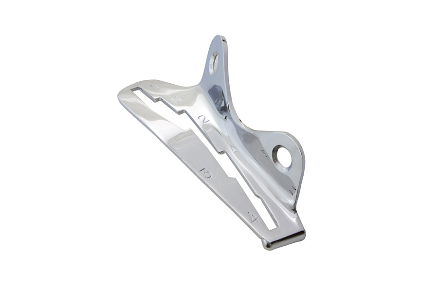 V-Twin Chrome Left Side Tank Hand Shifter Gate for Harley Davidson FL Models