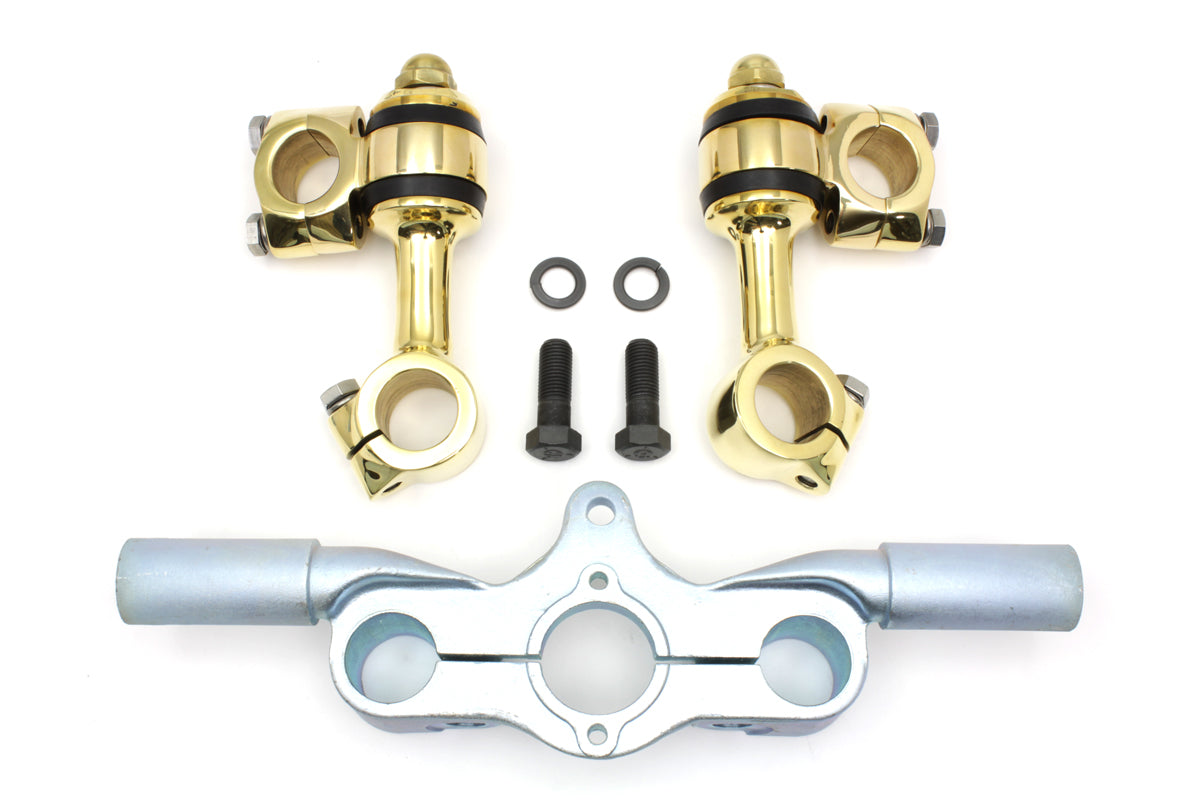 V-Twin Flanders Spring Fork Riser/Tree Kit for Harley Davidson W Models