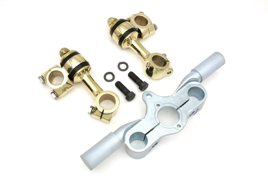 V-Twin Flanders Spring Fork Riser/Tree Kit for Harley Davidson W Models