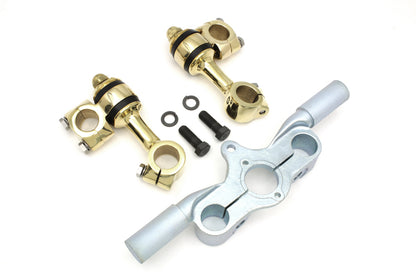 V-Twin Flanders Spring Fork Riser/Tree Kit for Harley Davidson W Models