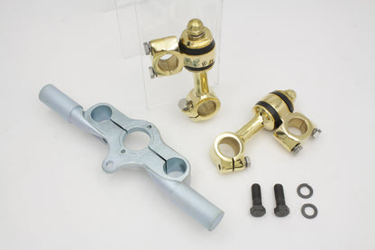 V-Twin Flanders Spring Fork Riser/Tree Kit for Harley Davidson W Models